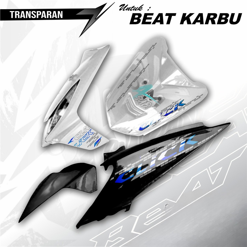 Striping Transparan Honda Beat Karbu Nvx