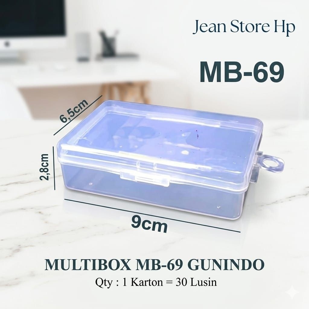 [Sinar Acc] [ 1 LUSIN ] MULTIBOX MB-57 & MB-69 GUNINDO / KOTAK PENYIMPANAN  SERBAGUNA