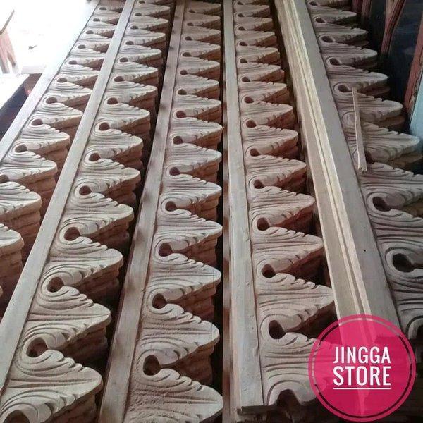 Ukir Kayu Ukiran Kayu Lisplang kayu Ornamen Ukir Cemara LisPlang Kayu Ukir Cemara