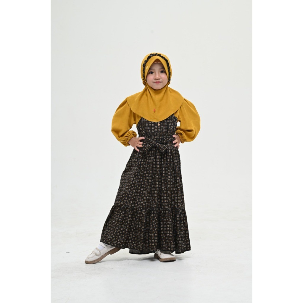 Rabbani - Dresscute Arrubiyah Set Kerudung dan Gamis Anak New Arrival 2025
