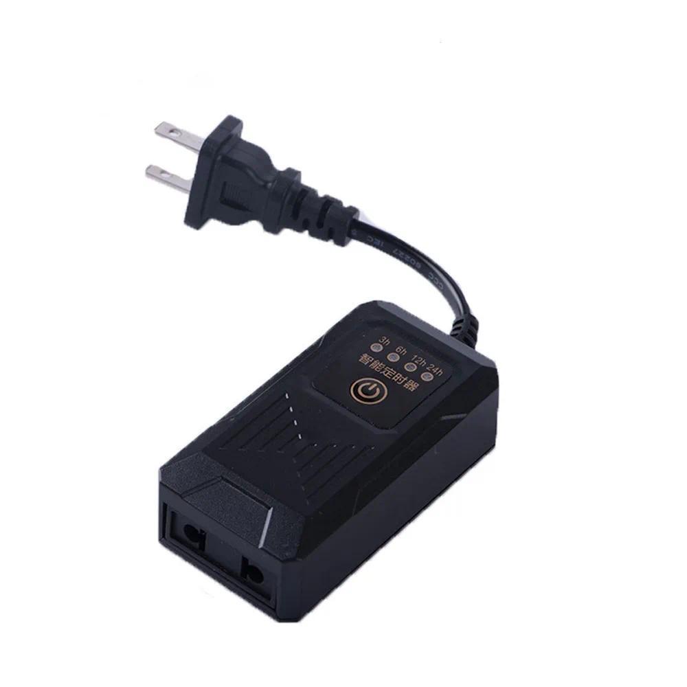 Durable Four-speed Cycle Aquarium Timer Stable Adjustable LED Dimmer Controller Black Fish Tank Time