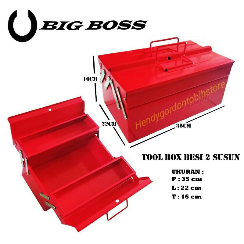 Tool Box Besi 2 susun BIG BOSS tools box