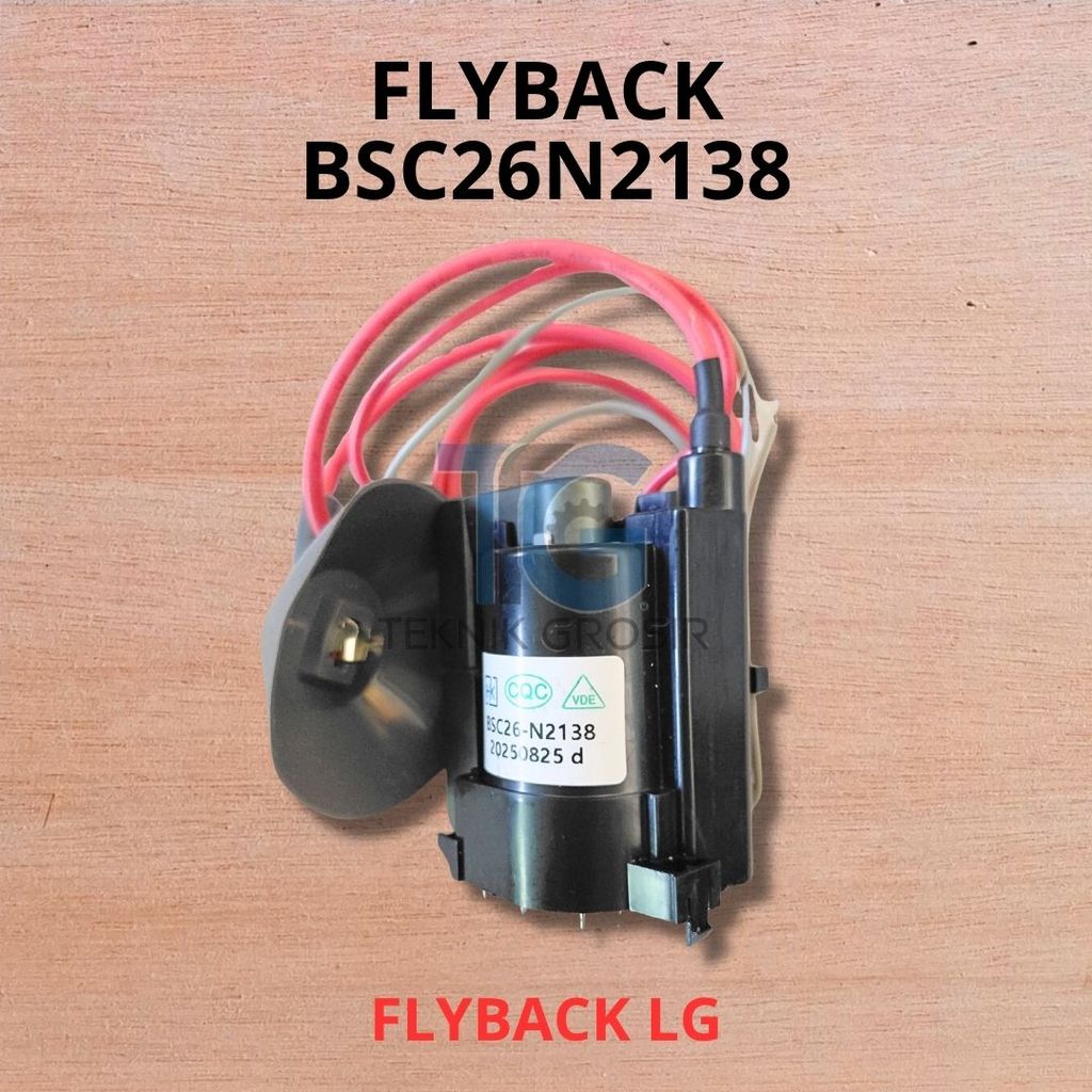Flyback Transformer BSC26 N2138 TV CRT LG Flatron 29 Inch Trafo Tegangan Tinggi Multi