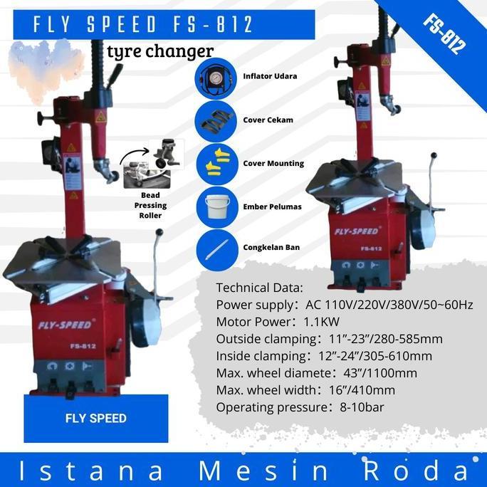 MITLESHOP Tyre changer tire hidrolik merk flyspeed fs812