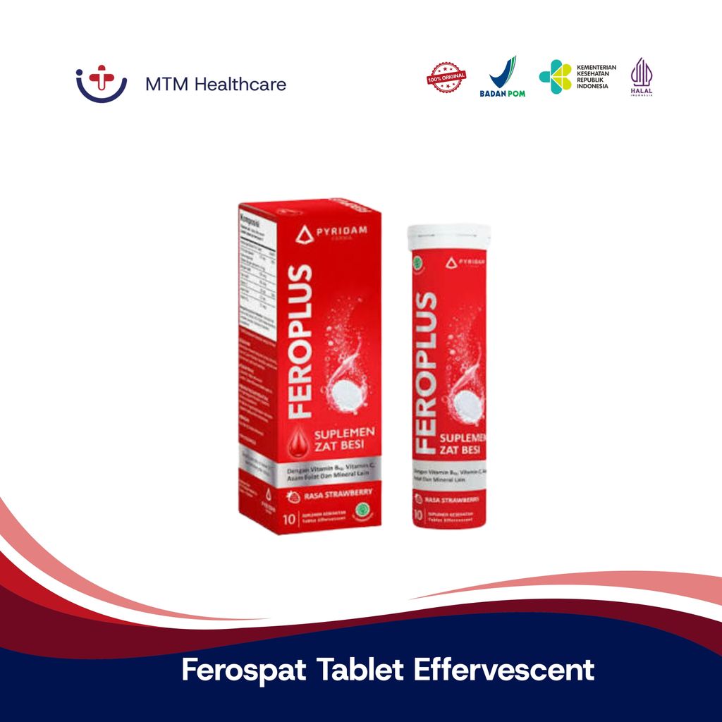 Ferospat Tablet Effervescent Isi 10