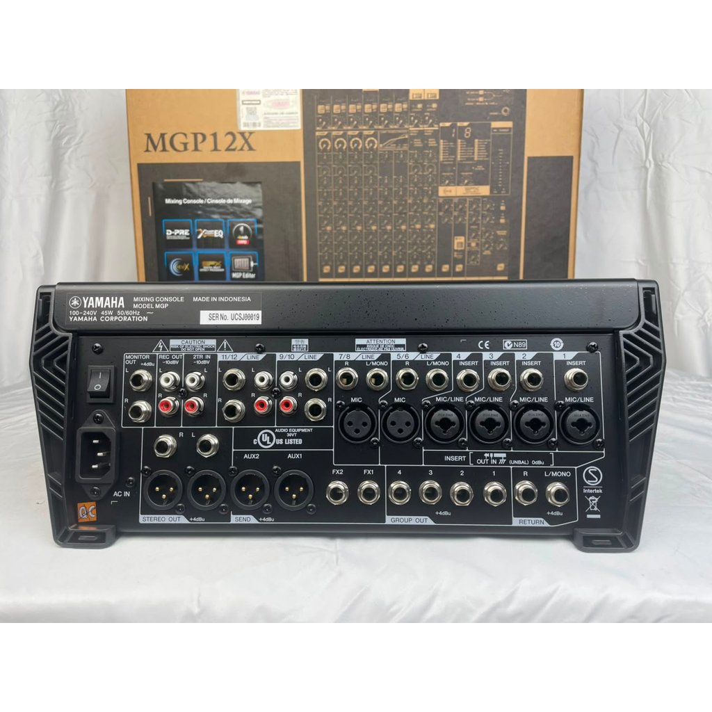 Mixer Yamaha MGP12X Original 12 channel MGP 12 X mixing audio outdoor