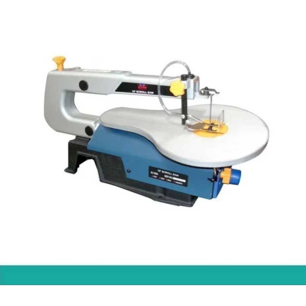 Mesin Scroll Saw 16" Singlr Speed SC-1600 / Mesin Gergaji Ukir Scroll Saw Wipro Original