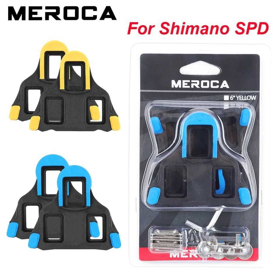 Foto Meroca RD2 Cleat Tapal Sepatu Roadbike Lock Pedal for Shimano SPD-SL SPD SL Cleats SH11 SH10 SH12
