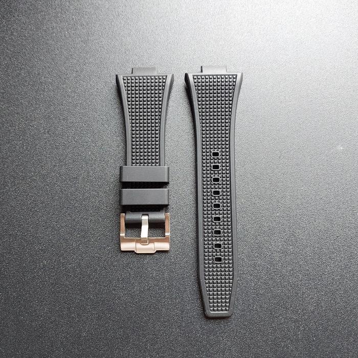 Best Seller Rubber Strap Tissot PRX Tali Jam Tissot for Tissot PRX 40MM 35MM - Hitam, 40MM