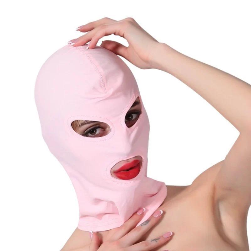 M/L Size Elasticity Balaclava Cap Full Face Mask Hood Halloween Sexy Lingerie Party Role Play Standa