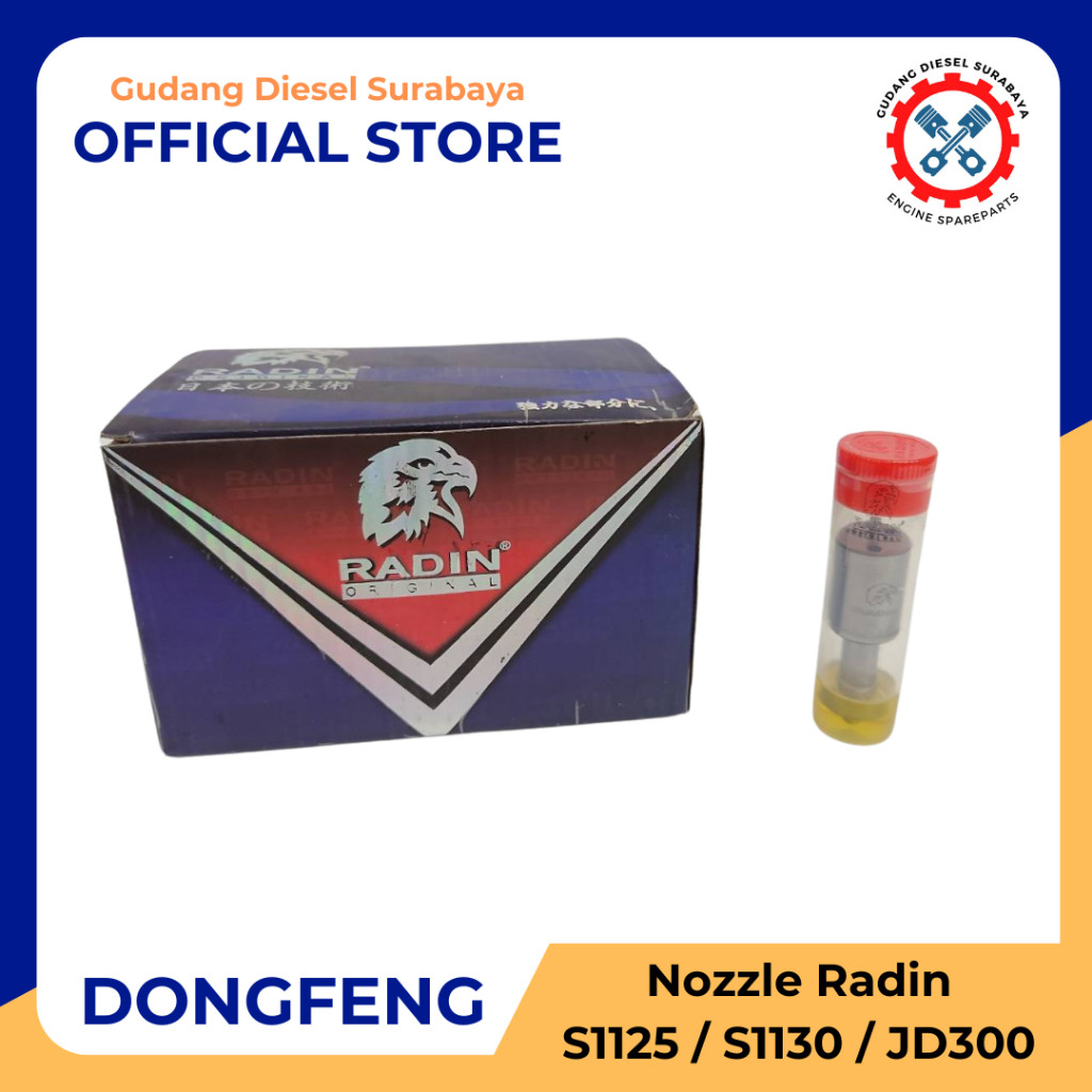 ALIANSHOP Nozzle DongFeng Jiandong (5 Lubang) S1125 / S1130 / JD300 Daesung Radin