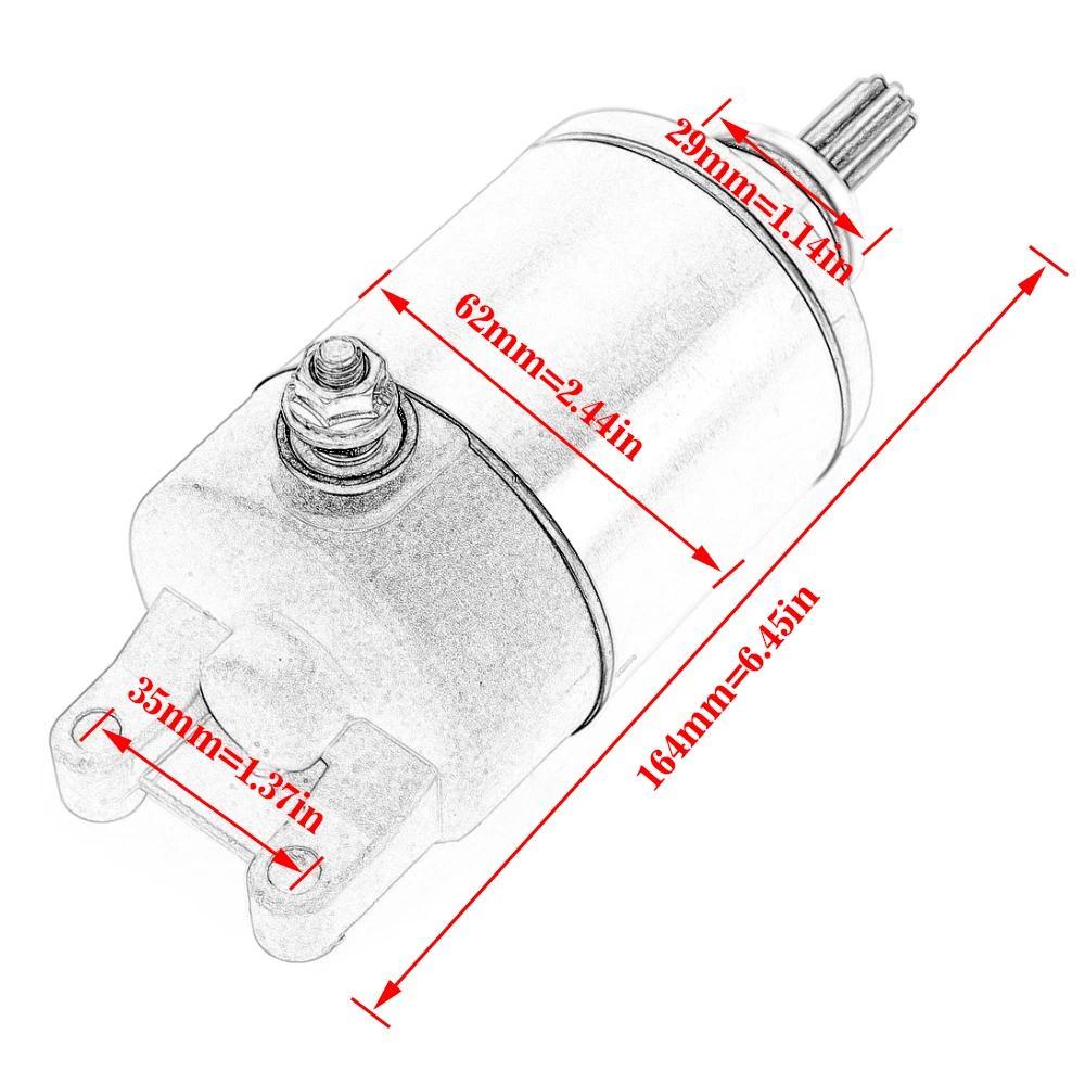 Starter Motor Fit for Suzuki GSXR750 GSXR600 GSXR GSXR 750 600  GSR400 GSR600 GSR 400 600  DR250R DR