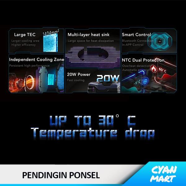 Black Shark Funcooler Gaming Cooler Kipas Pendingin HP Android iPhone - Magnetic