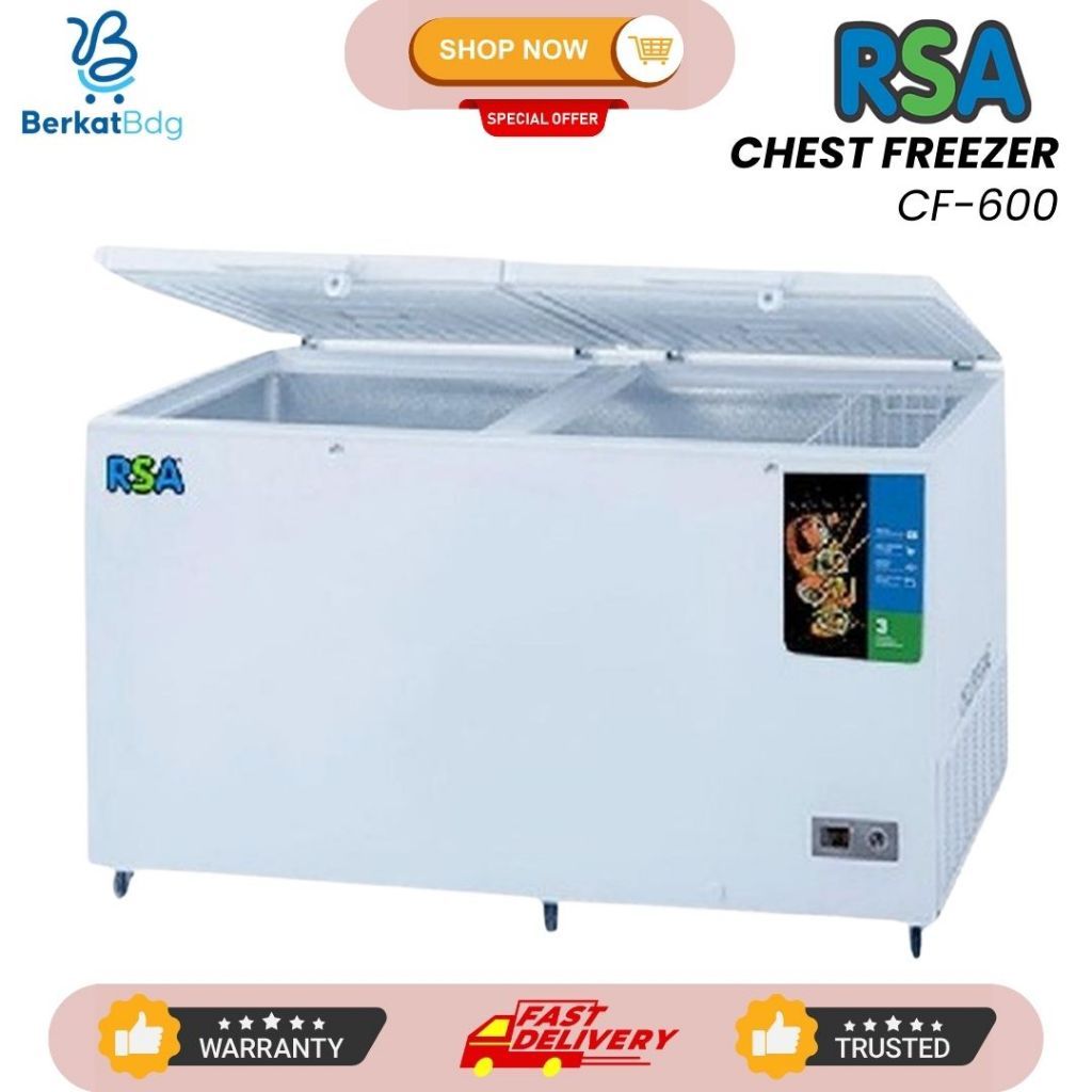 RSA CHEST FREEZER BESAR CF 600 / CF 750 / CF 1200 / CF-600 FREEZER BOX