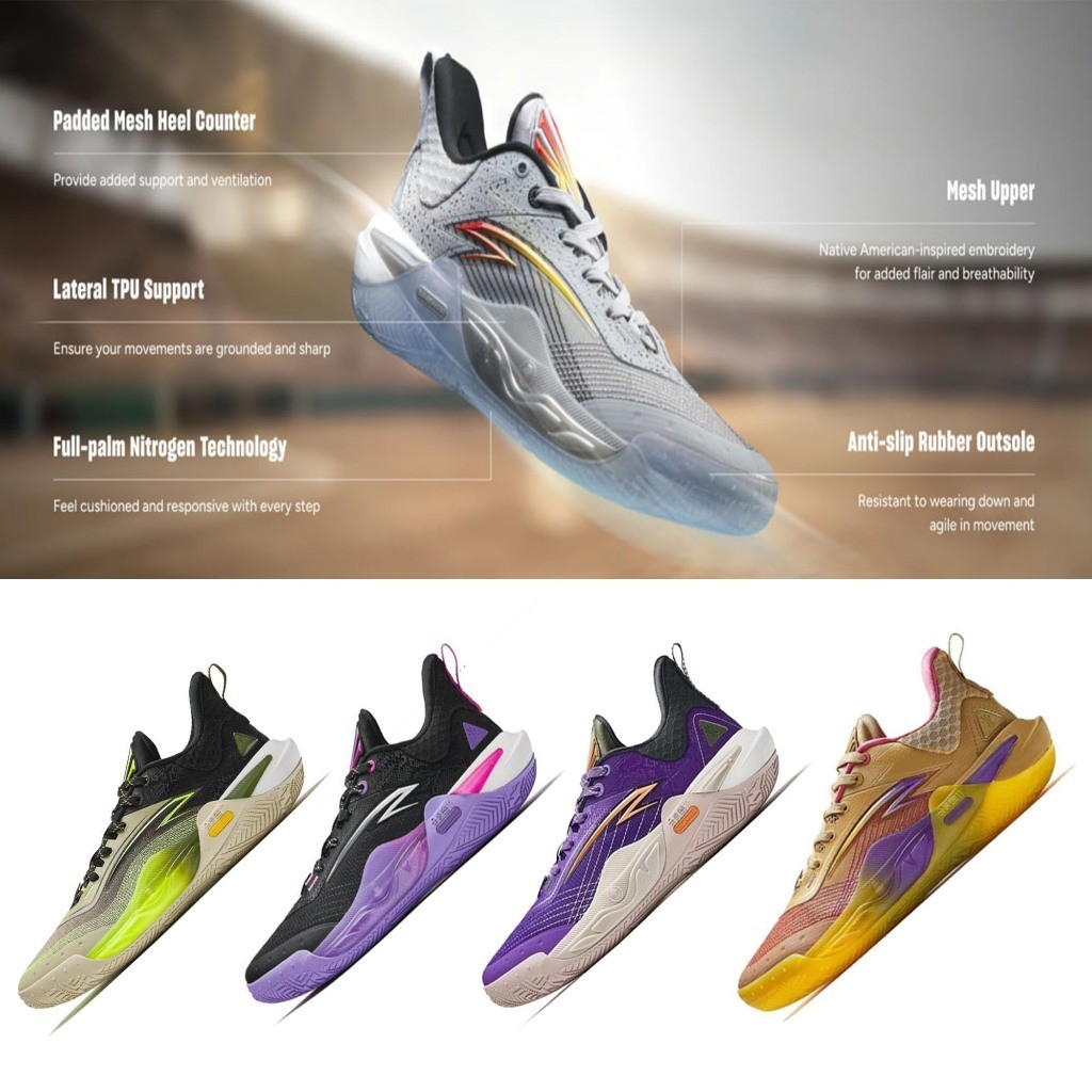 Sepatu Basketball ANTA KAI 1 Speed 112441120-2 Allcolorway Ready Stock Panda Sport