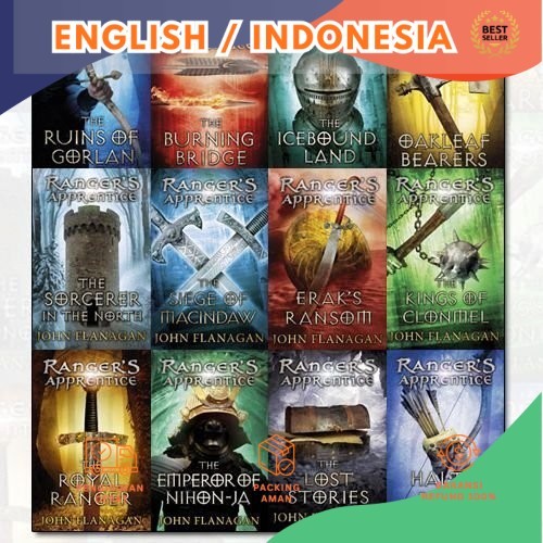 New Edition Indonesia/English John Flanagan Rangers Apprentice i2 Books