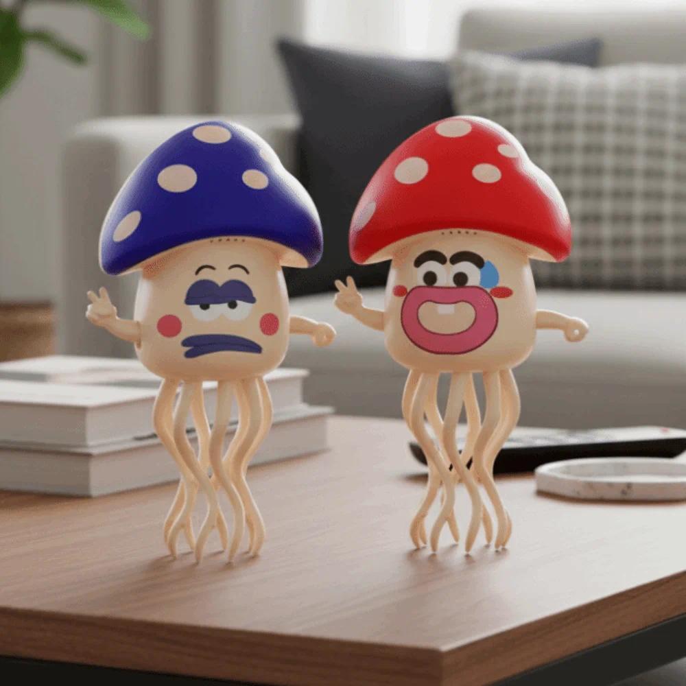 Plastic Electric Dancing Octopus Interactive Mushroom head Crawling Interactive Octopus Collection S