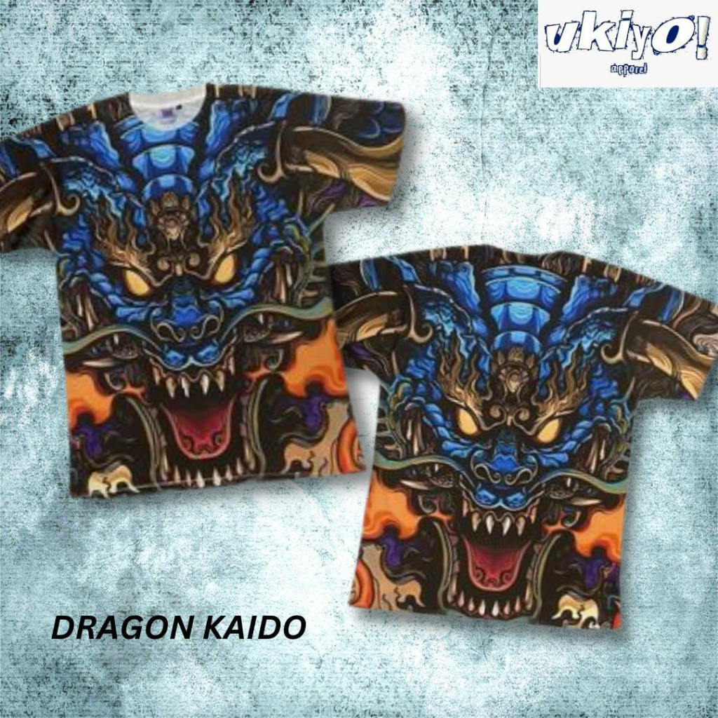 KAOS TAG THAILAND DRAGON KAIDO COMIC AOP (ALL OF PRINT) | ANIME FULLPRINT FULL PRINT T-SHIRT S-2XL
