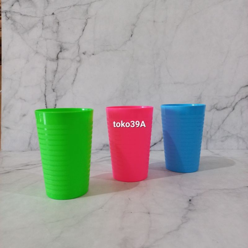GROSIR 1 LUSIN (12 pc) Gelas Plastik Murah Gelas Minum KOPI
