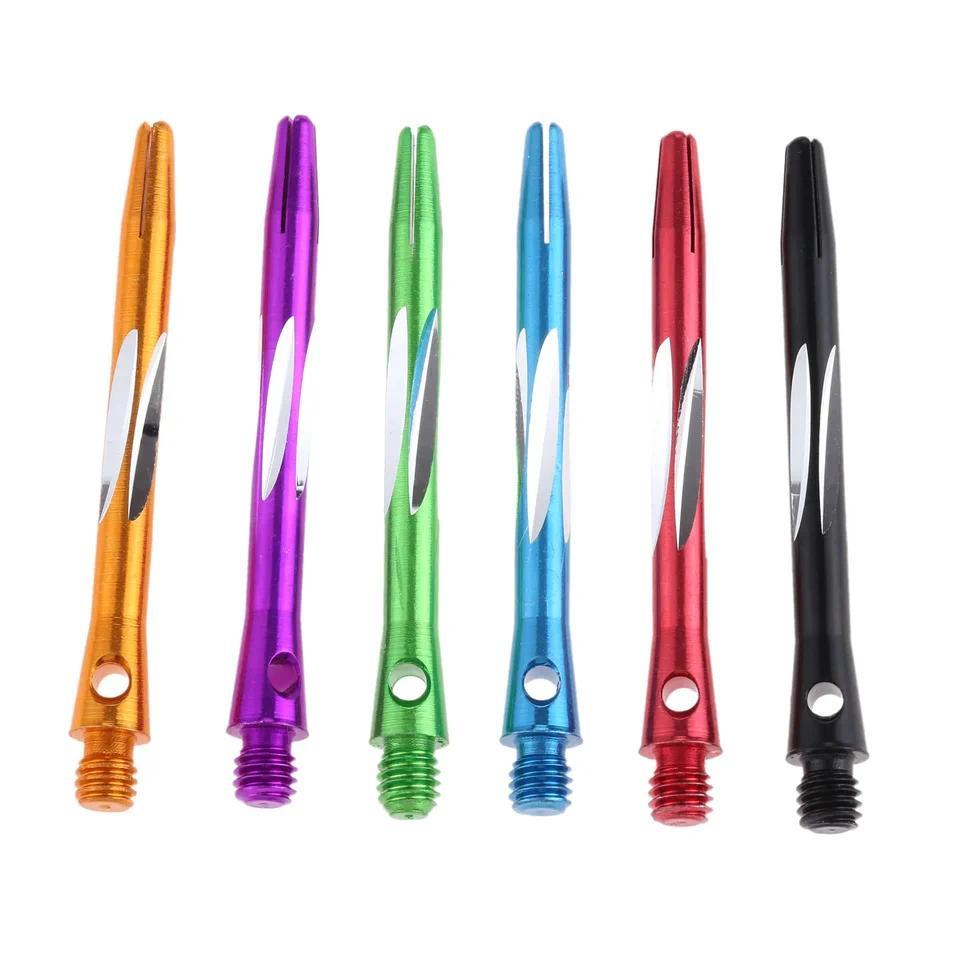 High Quality 6 Pcs/Lot Darts Shafts Aluminium Alloy 45mm Shafts 4.5 Mm Screw Thread Dart Stems Pole 
