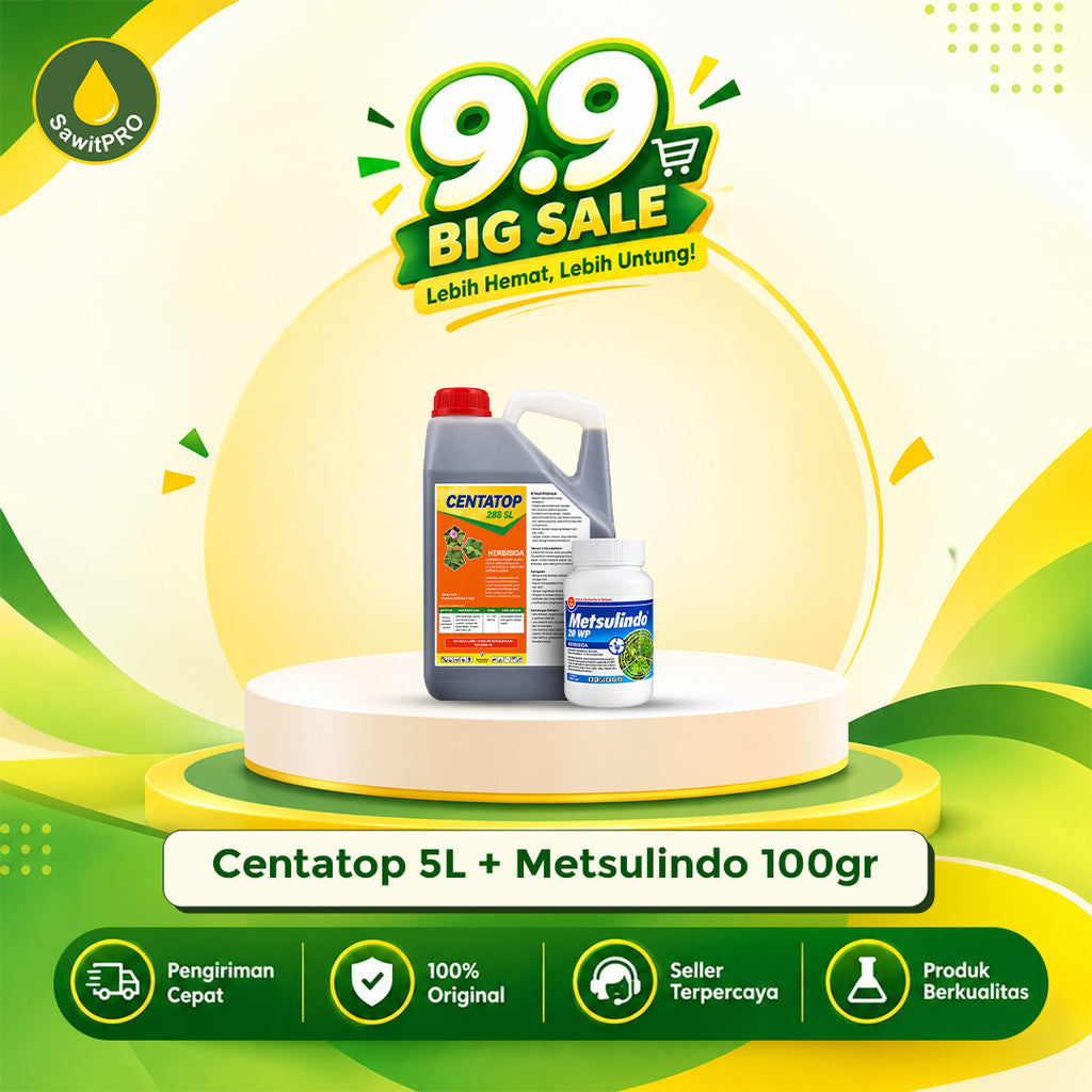 [Promo 9.9] Paket Kebun Hemat - Centatop 288 SL (5 L) + Metsulindo 20 WP (100 gr)