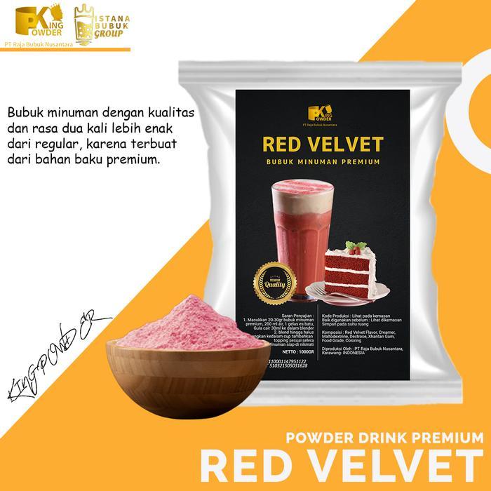 Bubuk Minuman Premium Rasa Red Velvet Serbuk Minuman Premium Red Velvet - red velvet premium, 1000gr