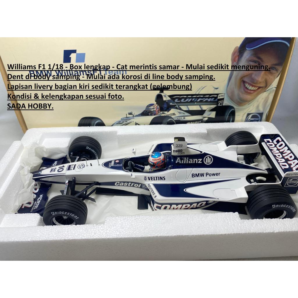 Official Williams F1 BMW FW22 No 10 Jenson Button 1/18 Formula One