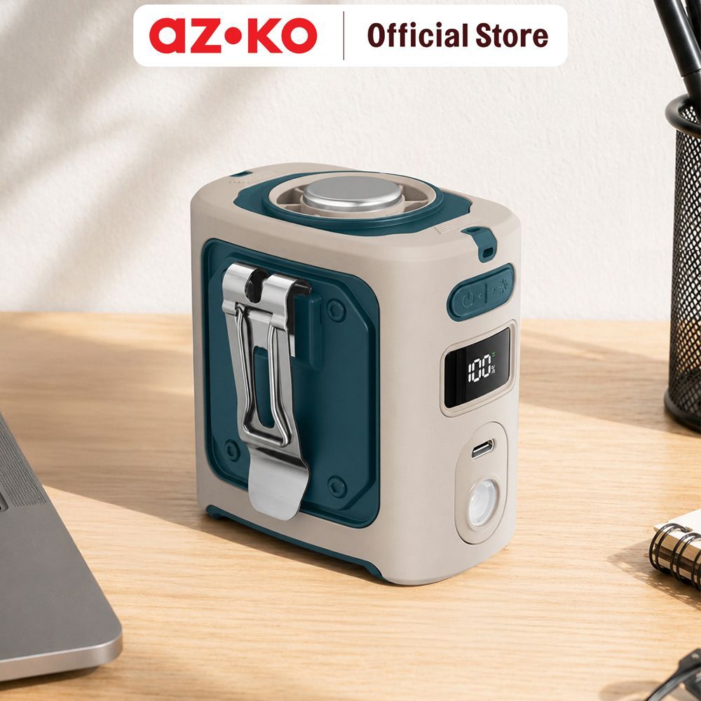 AZKO Azko Kipas Angin Portabel Rechargeable Kipas Angin