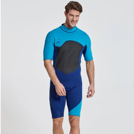 ZCCO Wetsuit 2mm Neoprene Long Sleeve Full Body Men Diving Snorkeling