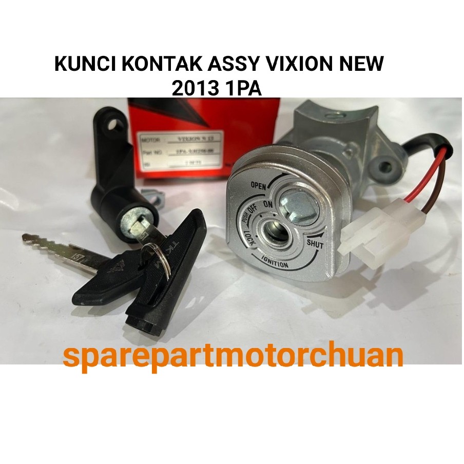 KUNCI KONTAK VIXION NEW 1PA 2 KABEL KEYSET PENGAMAN SADEL YAMAHA TAKAYAMA TOP QUALITY