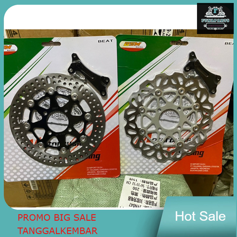Piringan Cakram BSM Beat Esp Fi/Scoopy/Vario/Spacy Plus Breket Ukuran 260MM