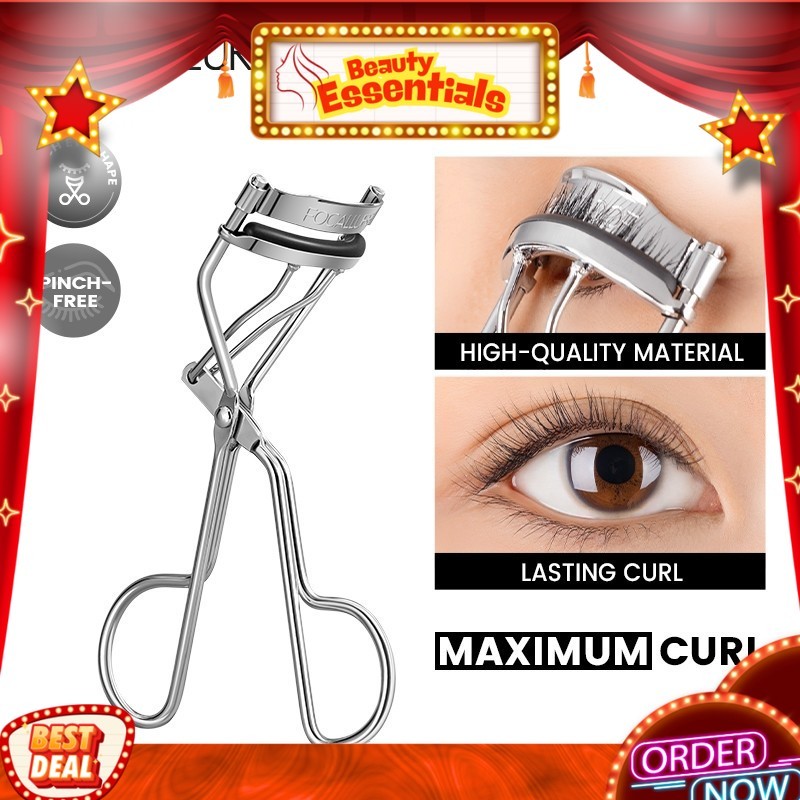 FOCALLURE #SkyRush Eyelash Curler Lasting Curl Portable Makeup Tools Professional Eyelash Curler