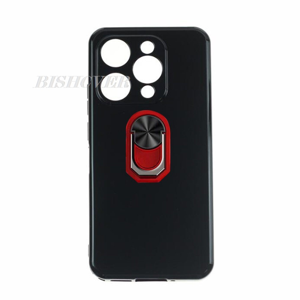 For Oukitel WP52 6.6" OukitelWP52 WP 52 Back Ring Holder Bracket Phone Case Smartphone TPU Soft Sili