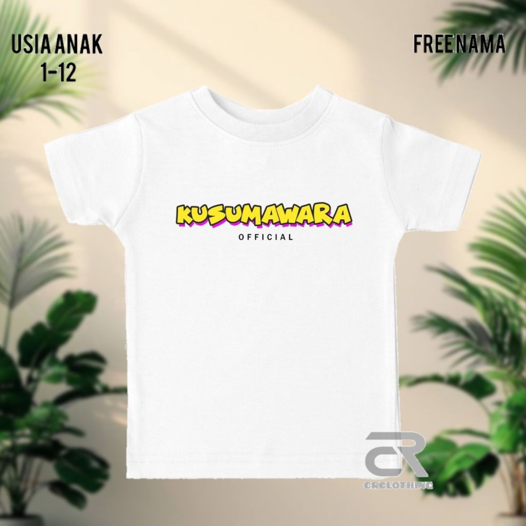 Fashion Baju Kaos Distro Anak Viral Kusumawara Kaos Anak GWSM Kusumawara Unisex Realpick