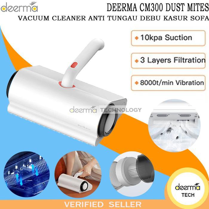 Deerma CM818 Vacuum Cleaner Vacum Pembasmi Kutu Tungau Kasur CM800 - CM818 BLUE