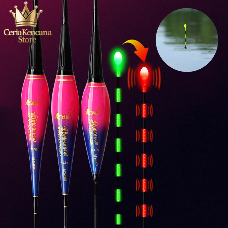Alat Pancing Pelampung Pancing Elektronik Pelampung Pancing Led Lampu Berganti Warna