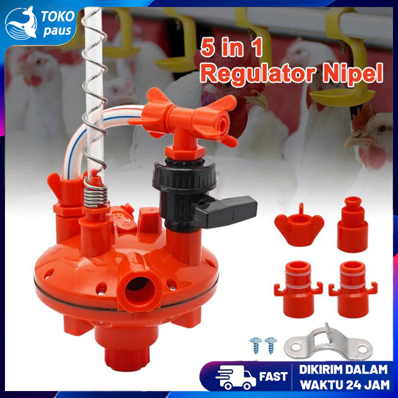 Regulator Air Minum Ayam/ Regulator Nipple /Regulator Nipel Nipel/ Regulator Air Penurun Tekanan Aya
