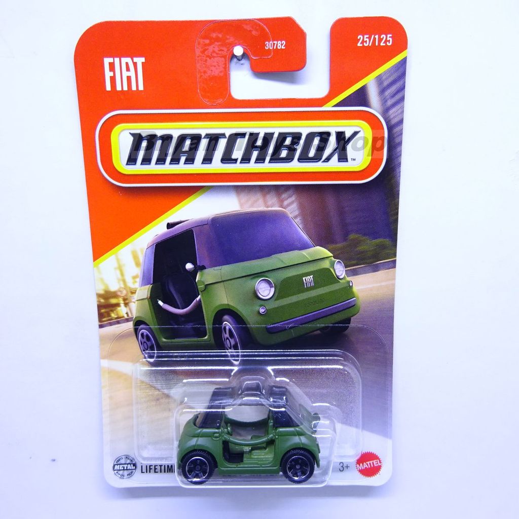 Matchbox 2024 Fiat Topolino Hijau Tua
