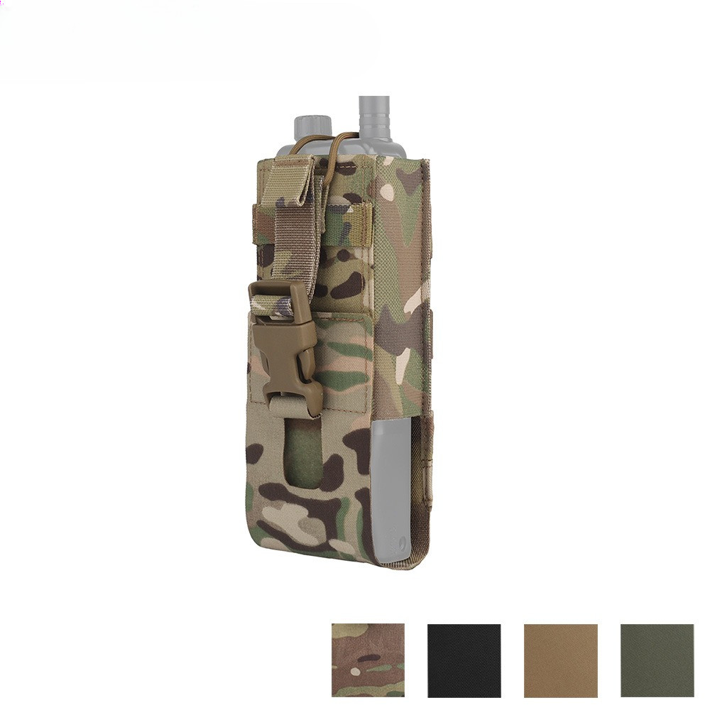 Lightweight Universal Radio Pouch Radio Walkie Talkie Pouch MPU5 PRC163 152 148 Molle Pouches Interp