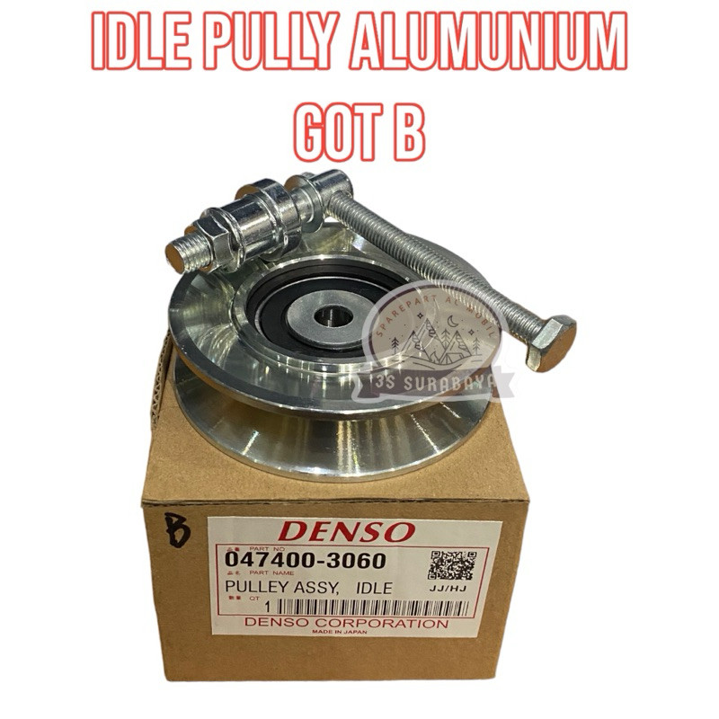 Idle Pully Got B Tarikan Pengencang Fanbelt Ukuran B Denso Alumunium Universal Ac Mobil Ac truk