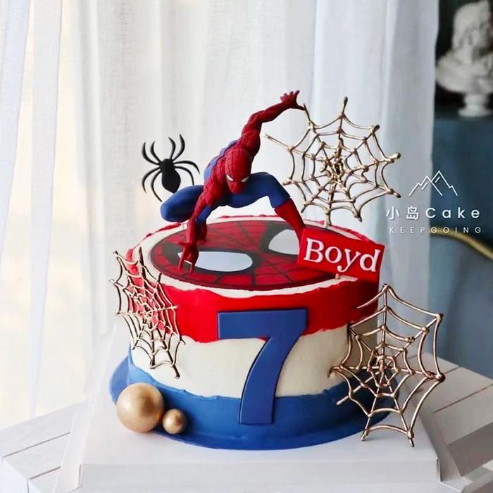 FIGURE SPIDERMAN BESAR KUALITAS  CAKE TOPPER SPIDERMAN JUMBO