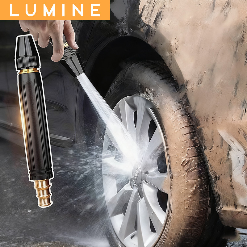 Nosel pistol air cuci mobil, pistol air bertekanan tinggi rumah tangga, selang pistol logam, pistol 
