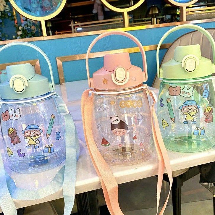 BOTOL MINUM GEMOY BENING 1,2L TUMBLER GEMOY VIRAL TALI / TEMPAT MINUM GEMOY BENING Botol air plus Ta