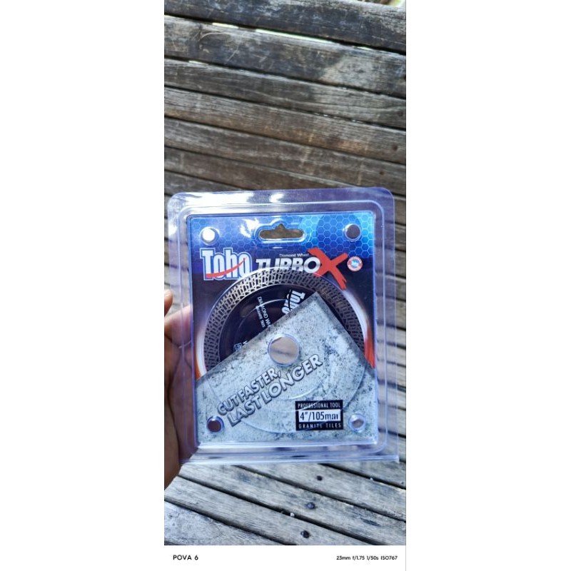 Mata pisau potong granit kramik Toho turbo x