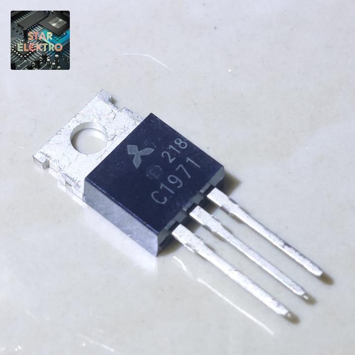 C1971 Ekonomis To-220 2SC1971 2SC 1971 Mitsubishi RF Power Transistor Silicon NPN Amplifier VHF TERB