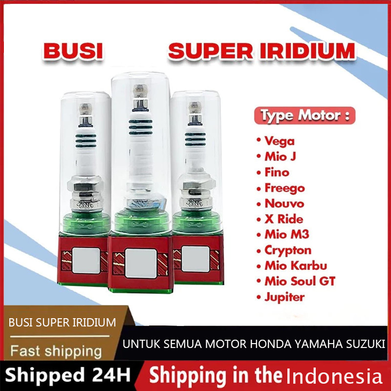 BUSI SUPER IRIDIUM BISA UNTUK SEMUA MOTOR HONDA YAMAHA Super Iridium Beat Scoopy Vario Nmax Aerox Mi