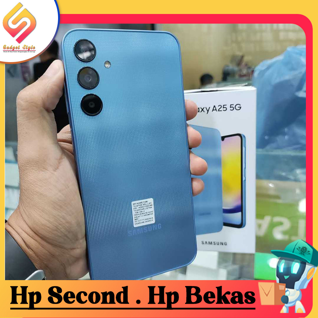 Samsung A25 5G Ram 8/128GB | Ram 8/256GB Second Resmi Gadget Style Store