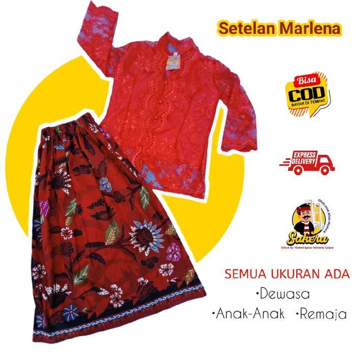 (Sakera) Baju Marlena adat Madura set - tk