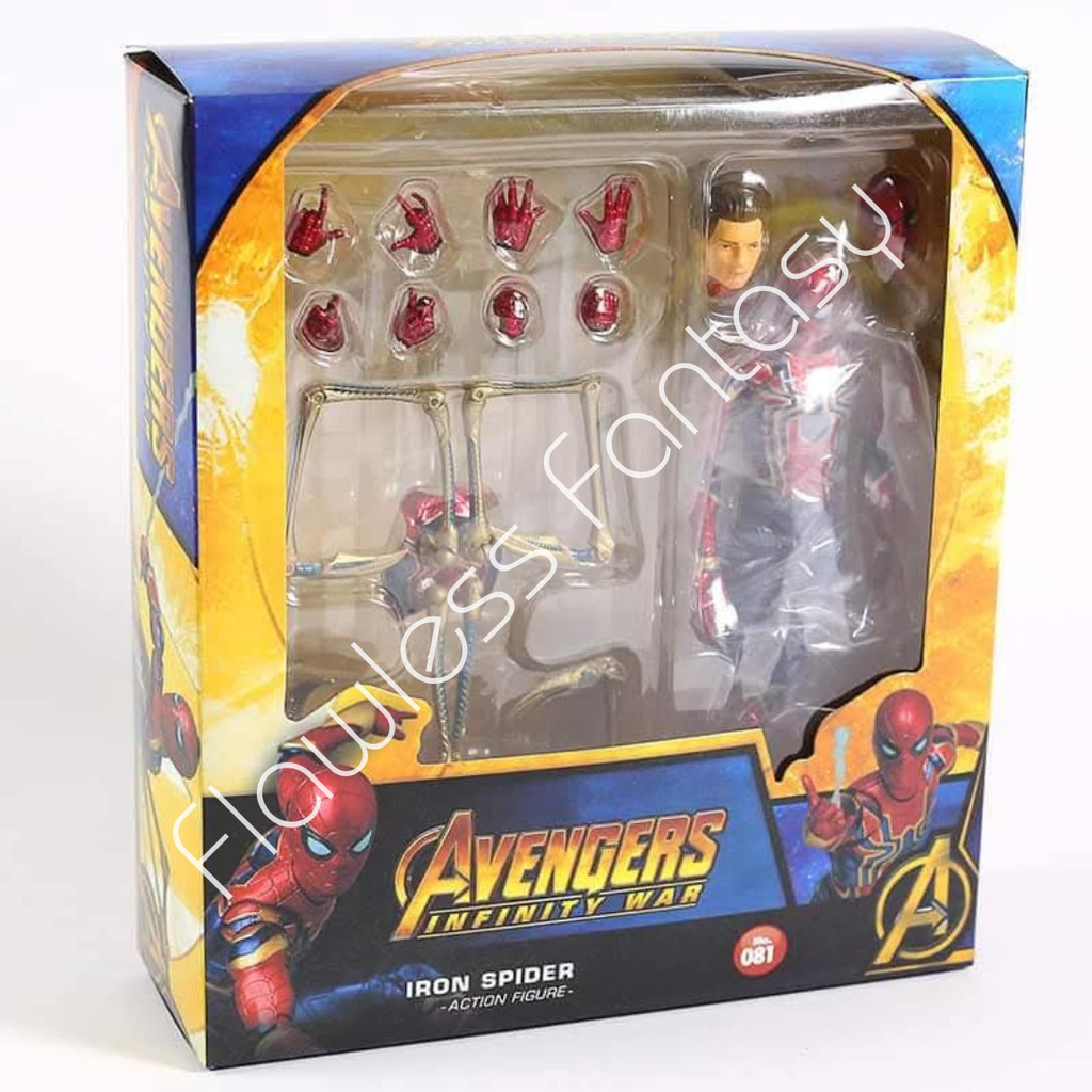 Mafex 081 Iron Spider Spiderman Avengers Infinity War Endgame Movie Action Figure
