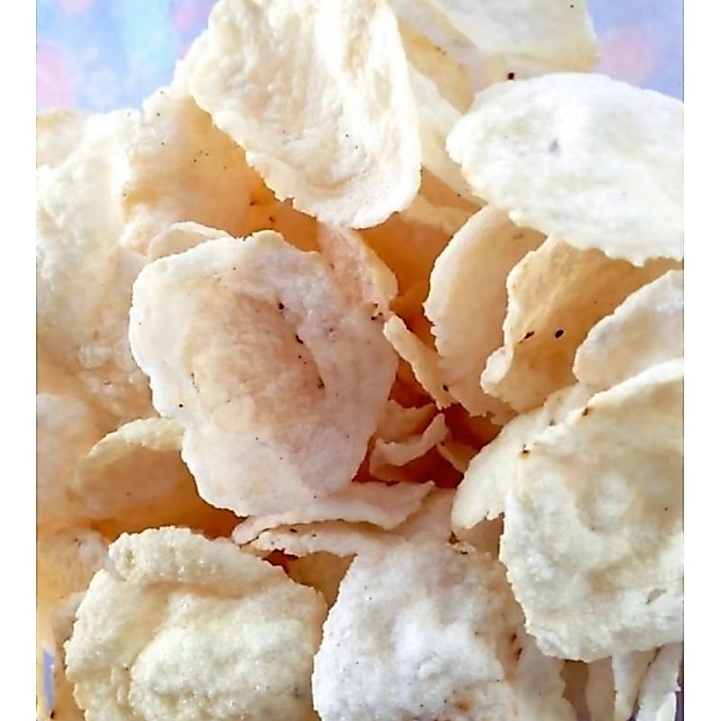 emping melinjo matang  original gurih asin 250 gr